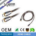 All digital transimission vedio&audio HDMI cable 1.4v gold plated cable support 3D 1080p 4k*2k for PC HDTV BLU-DVD